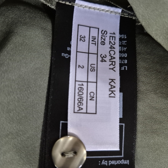 Ba&sh Carry Satin Wide Leg Pleated Flutter Pants US 2 - Picture 14 of 16